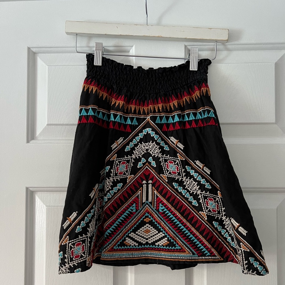 NWOT Jw Los Angeles Johnny was Carmen skirt in black
